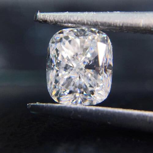 Szjinao Loose Gemstone Moissanite Stone 0.2ct To 10ct D Color VVS1 Cushion Cut Certified Lab Grown Diamond For Jewelry Making