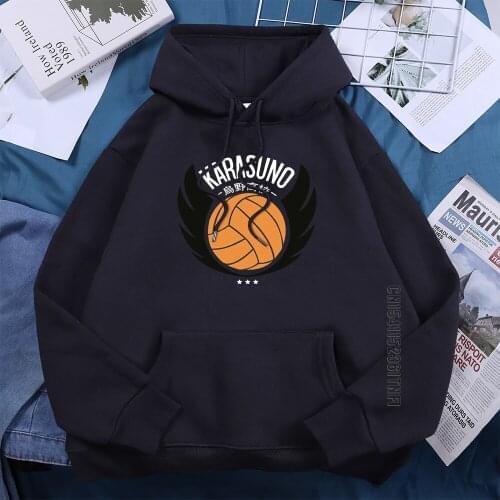 Karasuno High School Haikyuu Kawaii Women Hooded 2021 New Fashion Hoodies Harajuku Hood Neck Pullover Hip Hop Loose Women Hoody