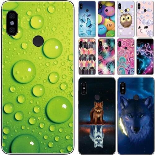 Soft Phone Case for Xiaomi Redmi Note 5 / Redmi Note 5 Pro 64GB Cases Panda Funda Colorful Flower Silicone TPU Back Cover Shell