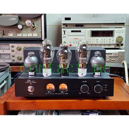 OldChen Handmade HIFI Single-ended Class A CV181+274B+300B Tube power Amplifier, Bleutooth 5.0, output power: 9W+9W