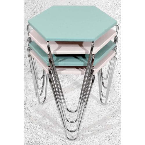 Modern 4 Pcs Pyramid Zigon coffee table coffee tables table basse furniture living room table