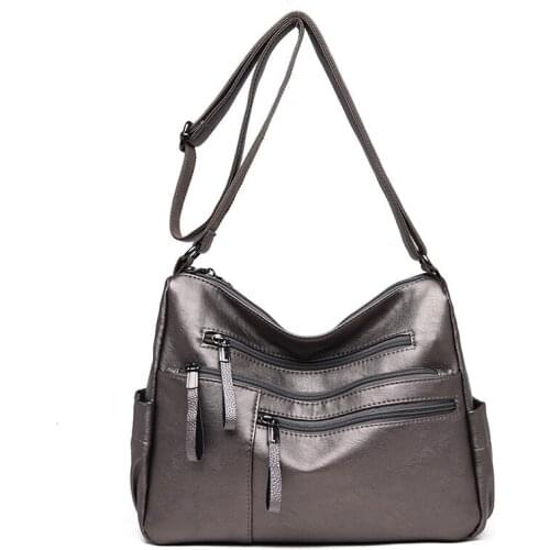 Crossbody Bags For Women Genuine Leather Shoulder Bag Flap Luxury Handbags Women Bags Designer Purse Satchel Sac Brand C1235