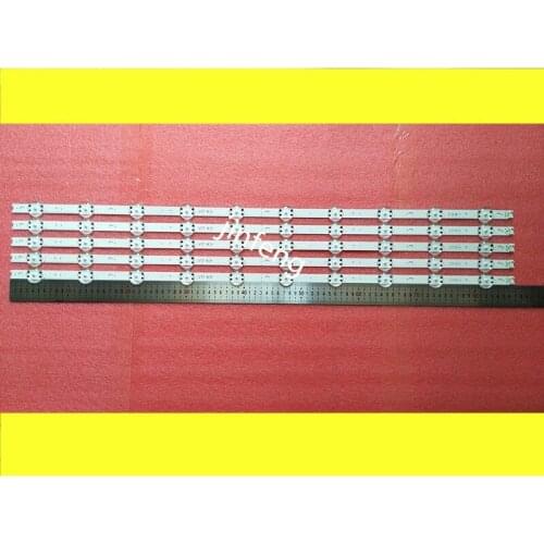 TVs LED Band array For LG 43LJ610V-TA 43LJ610V-ZA 43LJ6140-PA 43LJ614T-TA LED Bar Backlight Strip Line LC430DGG-FKM3 Ruler Tapes