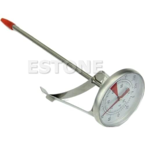 Stainless Steel Thermometer Cooking Oven BBQ Milk Food Meat Probe Gauge 100°C