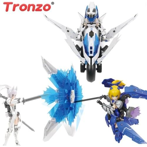 Tronzo Assemble Figure Pretty Armor PA Frame Arms Girl PVC Action Figure Robot Girls Armor Model Assemble Figurine Kits Toys