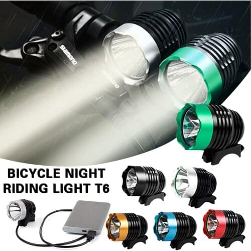 High Quality Cycling Bicycle Light Mountain Bike Light Night Riding Equipment USB Charging Head Strong Light Cycling Equipment
