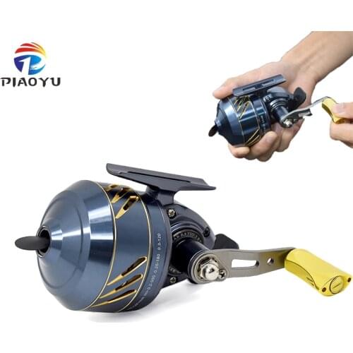 High-quality All-metal Fishing Reel Gear Ratio 3.9:1 Outdoor Hunting Slingshot Closed Aluminum Alloy Coil Wheel with Wristband