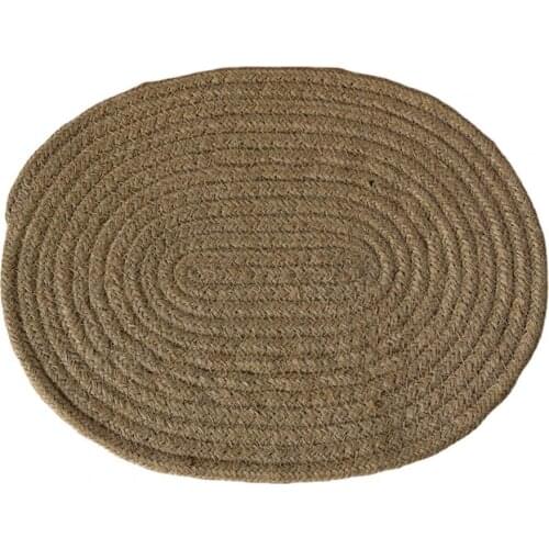 High Quality Cup Placemat Natural Non-slip Lightweight Table Mat Widely Use Hand-woven Placemat Kitchen Gadget for Household