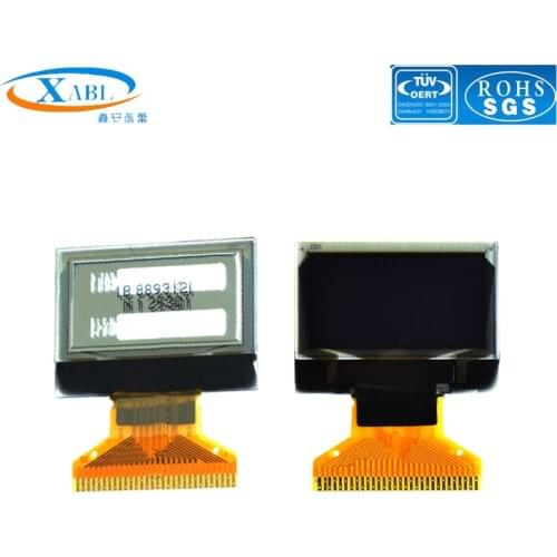 XABL 0.96 Inch OLED Module Resolution 128*64P OLED Display Module SPI12C SSD1306 30pin White Blue
