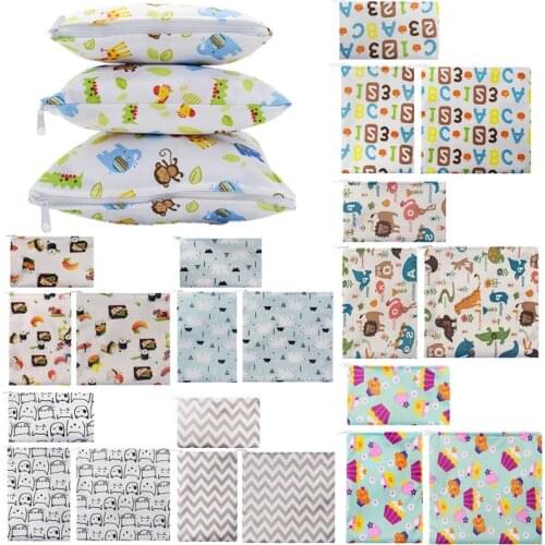 3Pcs BPA Free Waterproof Reusable Baby Snack Bag Eco-friendly Bread Sandwich Food Storage Pouch Kitchen Supplies