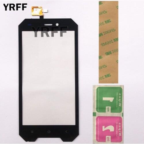 4.7'' Mobile Phone Touch Screen Glass For Blackview BV4000 BV 4000 Touch Screen Front Glass Digitizer Panel Lens Sensor Adhesive