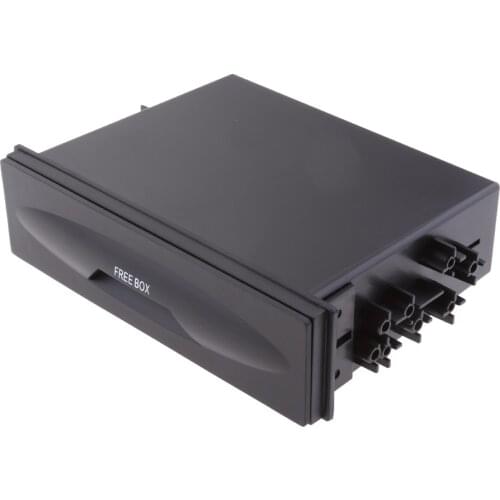 Car Universal Single Din Dash Radio Installation Pocket Refit Storage Drawer