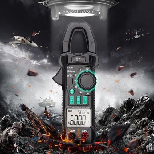 VFC Capacitance Non Contact Multimeter AC DC Current Clamp Meter Multi-function Double Display Clamp Meter Low Impedance Measure