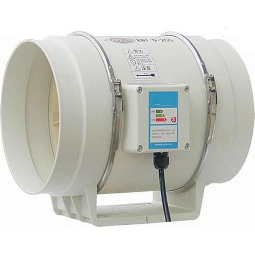 3/4/6" Silent exhaust fan duct booster fan ventilation extractor fan removal ventilate 25-75W for kitchen toilet air cleaning