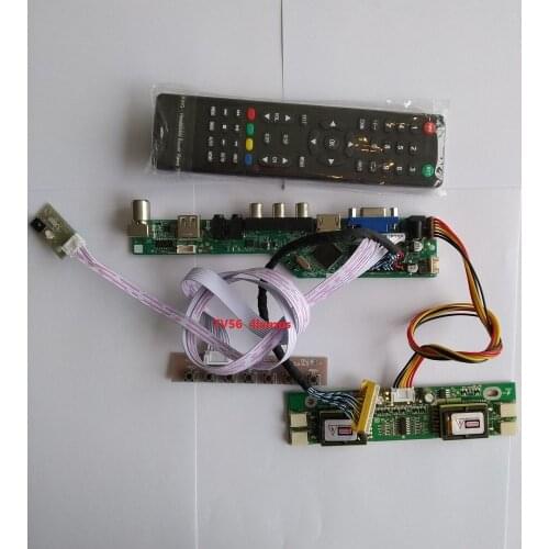 For LM201WE3-TLF1 4 lamps Interface USB AV TV card kit LCD Resolution 1680X1050 20.1" Digital Signal 30pin Controller Board