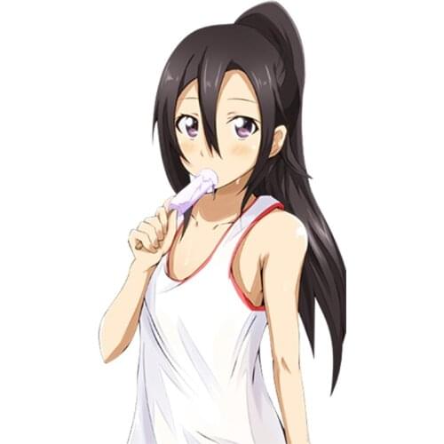 Fuzhen Boutique Decals Exterior Accessories Sword Art Online Anime Car Window PVC Decal JDM Sexy Kawii Graphic Car-styling