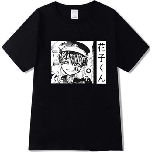 Jibaku Shounen Toilet-Bound Hanako Kun T Shirt Summer Cool Streetwear Funny Cartoon Graphic T-shirt Harajuku Tee Tops