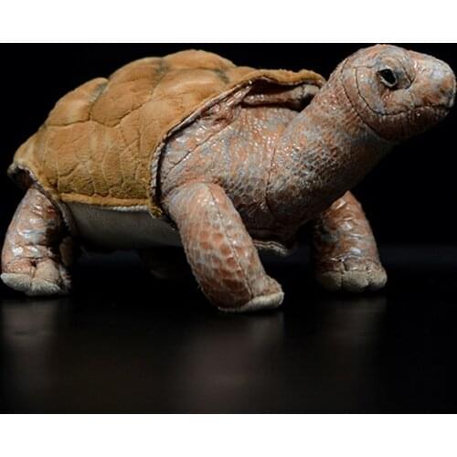 26cm Galapagos Giant Tortoise Lifelike Chelonoidis Galapagoensis Simulation Turtle Doll Cute Stuffed Animal Plush Toy Kids Gifts