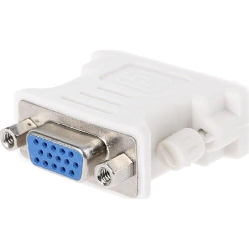 Hot Selling 15 Pin VGA Female to DVI-D Male Adapter Converter LCD Dls HOmeful