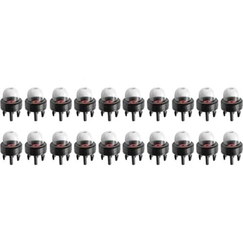 20Pcs Carburetor Oil Bubble Snap-on Fuel Bulb Pump Kit for Walbro Carburetor Poulanchainsaws Lawn Mower