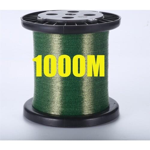 1000m Invisible Carp Fishing Camouflage Nylon Rubber Thread Line Super Strong Speckle Sinking For Fishing