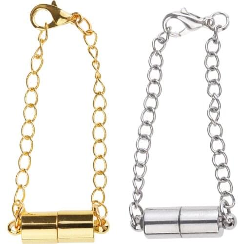 2Pcs Magnetic Jewelry Lobster Clasps Hook Bracelet