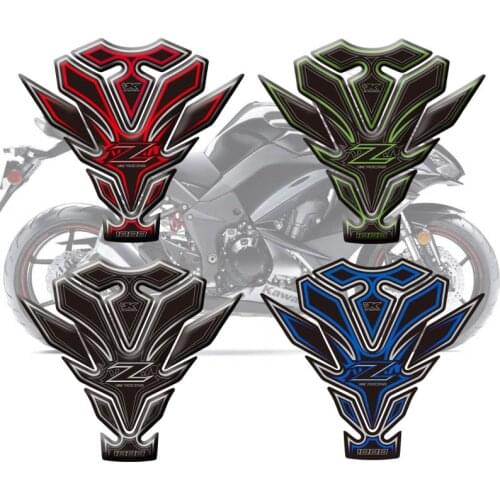 Motorcycle 3D Fuel Tank Pad Protective Stickers Decals For Kawasaki Z1000SX 2017 2018 Fishbone Protective Decals