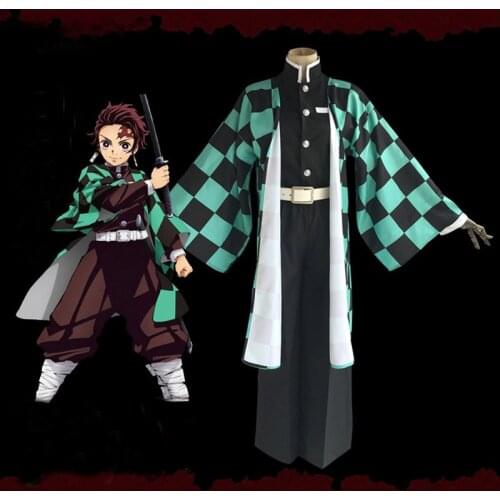 New Anime Demon Slayer: Kimetsu no Yaiba Cosplay Kamado Tanjirou Japanese Cosplay Costume