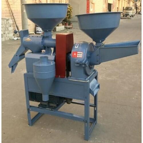 Full Set Machine for Peeling and Grinding Rice and Corn Huller Grain Crushing Machine
