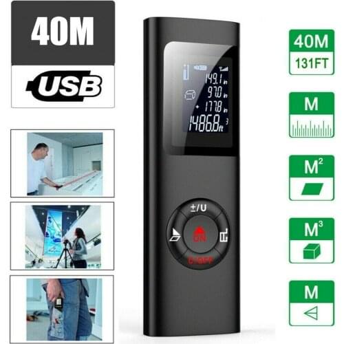 Portable 40M Rangefinder Smart Digital Laser Multifunctional LCD Digital Laser Rangefinder Handheld Distance Measuring Meter
