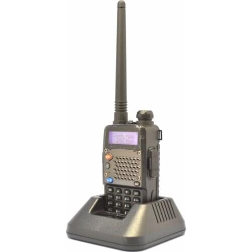 Baofeng UV-5RD Walkie Talkies Scanner Radio Dual Band Cb Handy Hunting Radio Receiver With Headfone UHF 400-470& VHF 136-174MHz