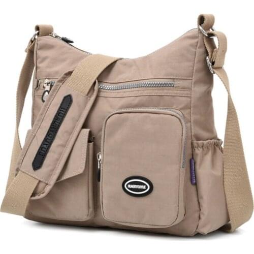 Luxury Handbags Women Bags Designer Waterproof Nylon Cloth Crossbody Bags For Women 2021 Large Capacity Lady Shoulder Bag Tote