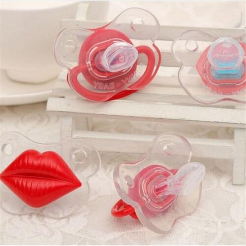 Baby Pacifier Care New Arrival Top Silicone Funny Nipple Dummy Baby Soother Joke Prank Toddler Pacy Orthodontic Nipples Teether