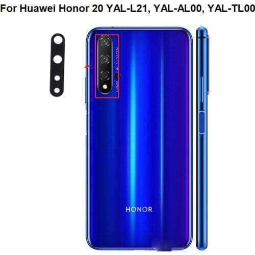 50/PCS New For Huawei Honor 20 Back Lens Rear Camera Glass With Adhesive Sticker Glue