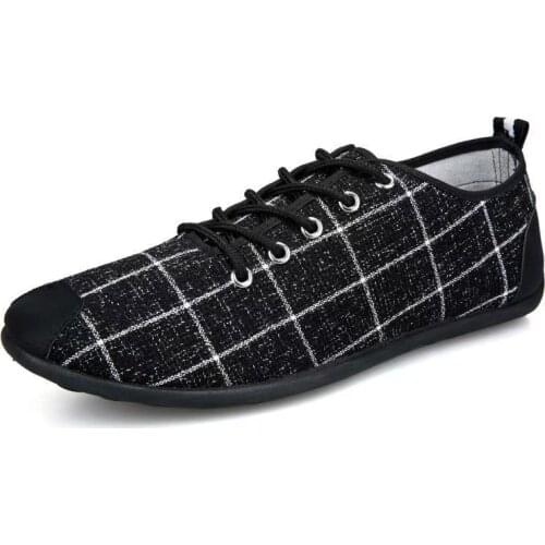 Mens Shoes Summer New Non-Slip Canvas Shoes Wild Peas Shoes Mens Board Shoes Casual Shoes Driving Shoes Trend Social Shoes