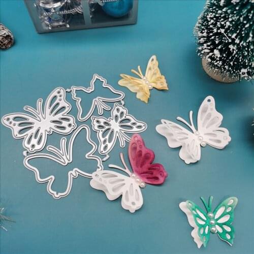 Suit butterfly Hollow out dies new 2021 cutting dies for DIY Scrapbooking Embossing Cards Tool Decorative Crafts Die Cuts