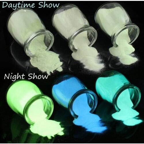 100g Luminous Powder Phosphor Powder For Nail Polish Coating, Glow In The Dark Pigment ,one lot-100g=one color