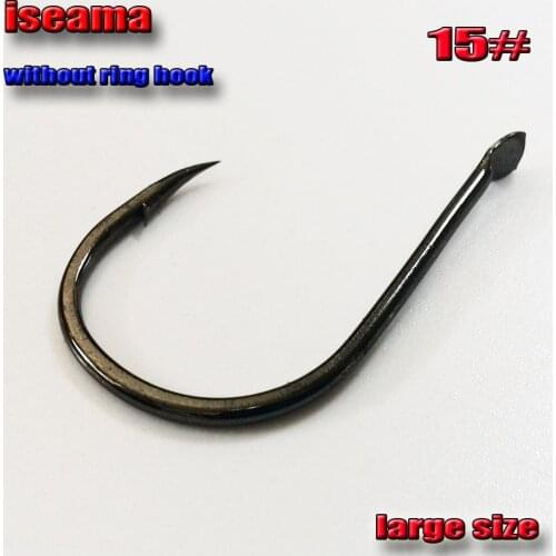 2017mix New Products the biggest iseasa hookd A total of three kinds of hooks13# 14# 15# total 300pcs/Lot