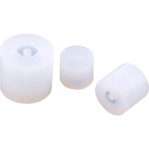 3 Pieces 8mm 10mm 14mm Round Silicone Molds Mould for Jewelry Making Pendants Charms Beads with Hole Arts Crafts & Sewing
