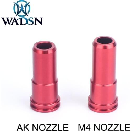 WADSN 5Pcs/Slot Tactical M4 AK Air Seal Nozzle with Double O-ring Hunting AEG Gearbox Nozzle Aluminum Paintball Accessories