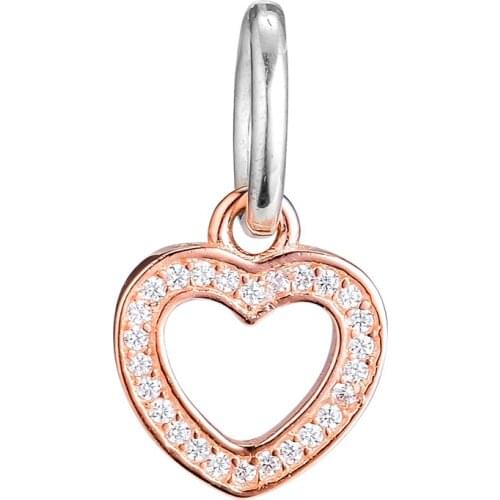 CKK Beads Charms Symbol of Love Silver 925 Original Fits Pandora Bracelet Sterling Silver Jewelry Making Kralen Charm Bead