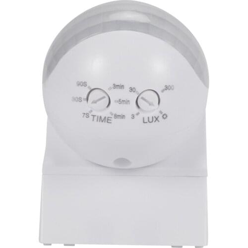 Ac110V-240V 180 Degree Outdoor Ip44 Security Pir Infrared Motion Sensor Switch Detector Movement Switch Max 30M