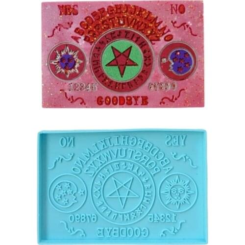 Game Plate Mold Silicone Mold Epoxy Resin Jewelry Mold Resin Casting Mold Suitable for Diy Resin Crafts T84A