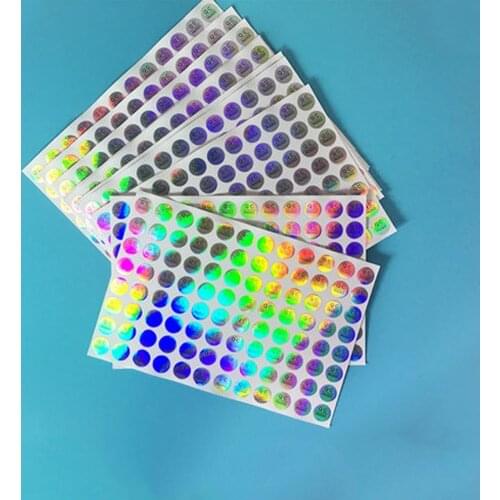 Hologram Sticker QC Certified Sticker Diameter 1cm Lot And 10 Home Appliances 50pcs For Electronic Waterproof * 10mm / P1A3