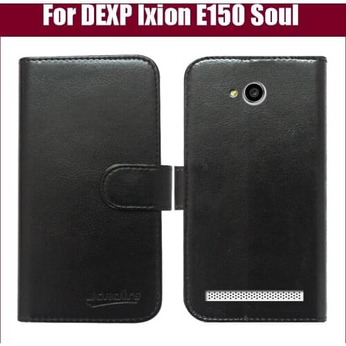 Hot Sale! DEXP Ixion E150 Soul Case New Arrival 6 Colors High Quality Flip Leather Protective Cover Phone Bag