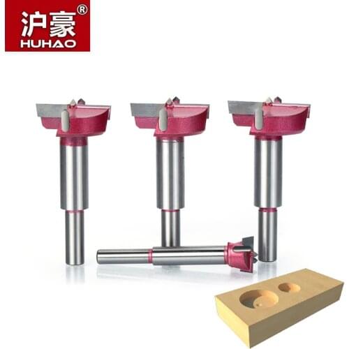 HUHAO 1pc Wood Drill Bit for Particleboard MDF Plywood Wood Drilling Hole Reaming Hinge Hole Drill Bits Wood Row Drilling