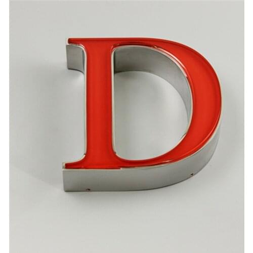 Customized Metal Channel Letter Front Lit With Trim Cap for Skyscraper High-Rise