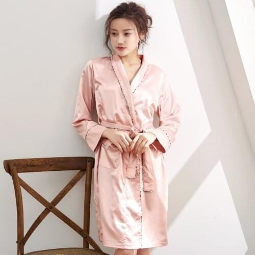 MENGLAIQIAN Women's Silk Robes