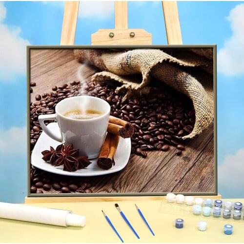 Flowers Paint By Numbers Package Acrylic Paints 40*50 Paiting By Numbers Loft Wall Picture For Adults For Handicraft