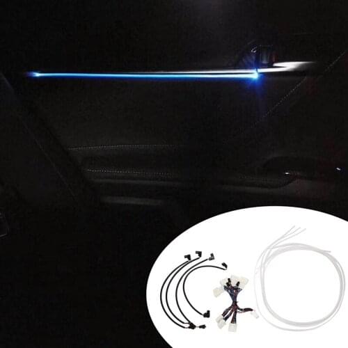 NEW-LED Car Atmosphere Lights Door Instrument Panel Decorative Ambient Light Neon Strip Light for Toyota Avalon 2018-2021